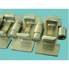 SS881TAB Stainless steel flat top chains-side flex